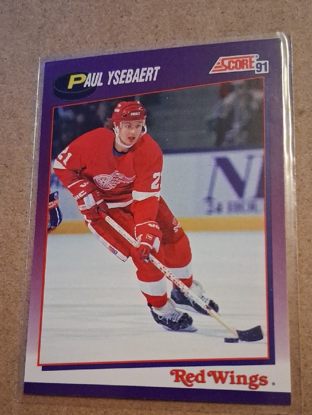 New Jersey Devils/Detroit Red Wings Hockey Trading Cards
